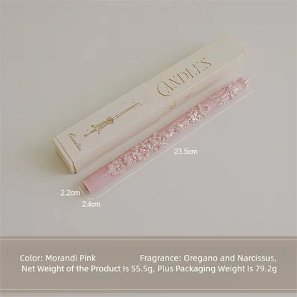 Bougie Romantique en Relief