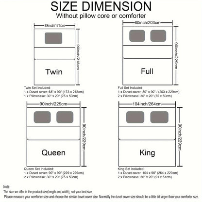 Parure Housse de couette Bohême