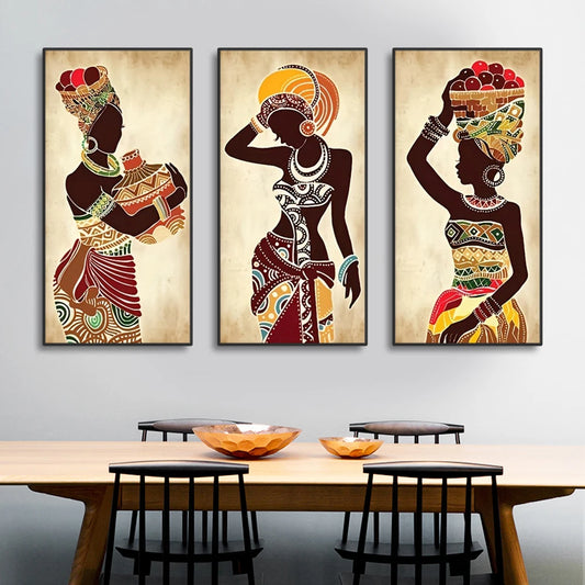 Tableau Moderne Art Africain