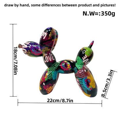 Figurine Chien Ballon Colorée