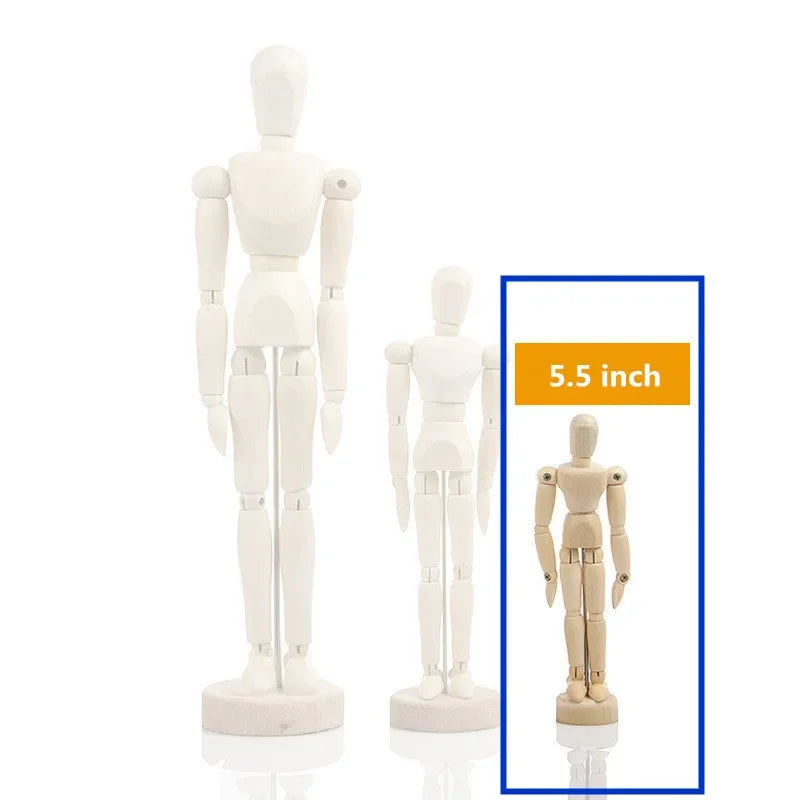 Figurine en Bois Articulé