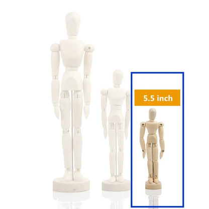 Figurine en Bois Articulé