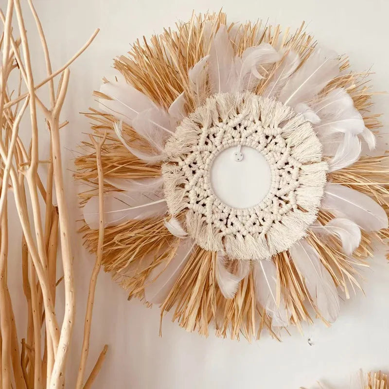 Décorations Murales  en raphia