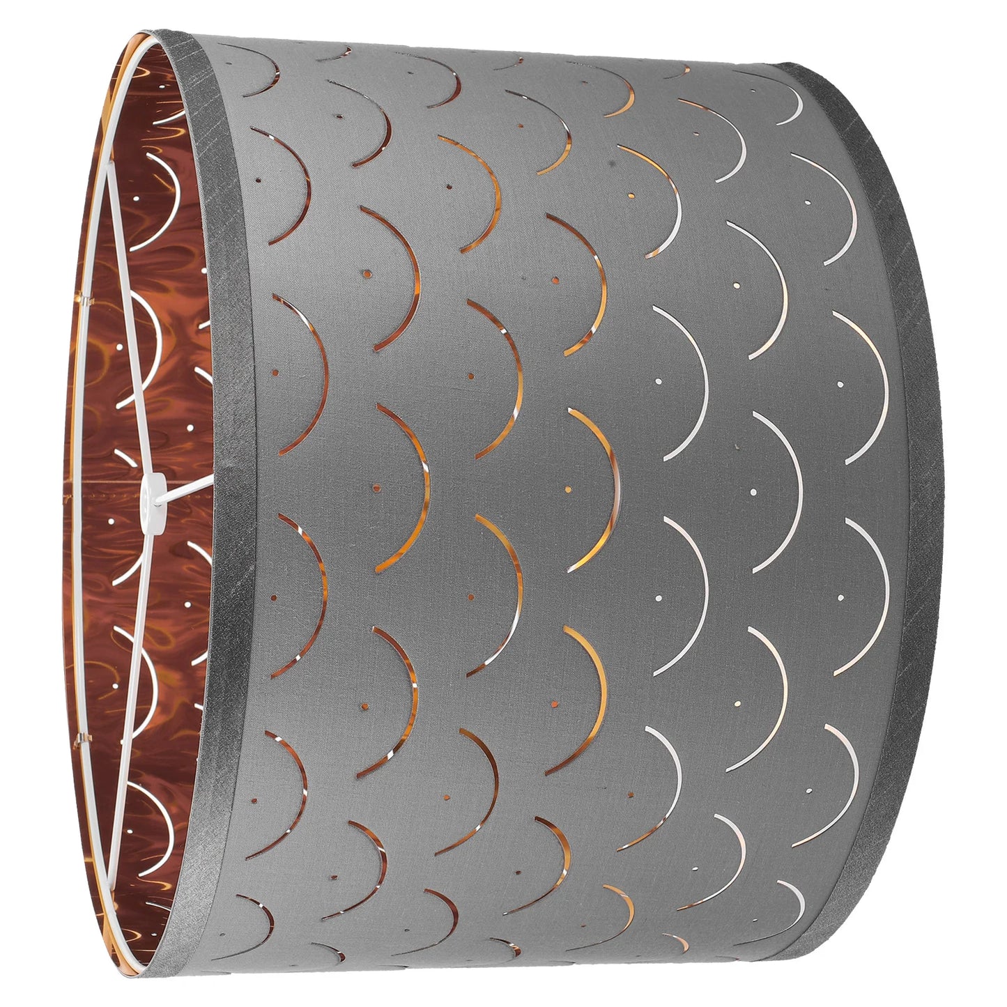 Abat Jour en Tissu Ondulé