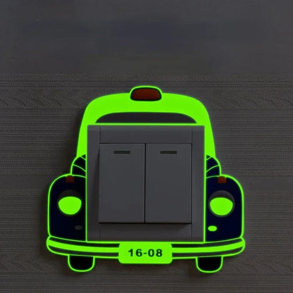 Autocollant Mural Interrupteur Lumineux