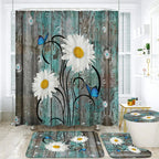 Rideau de Douche en Tissu Fleur