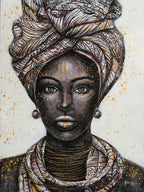 Tableau Moderne Art Africain