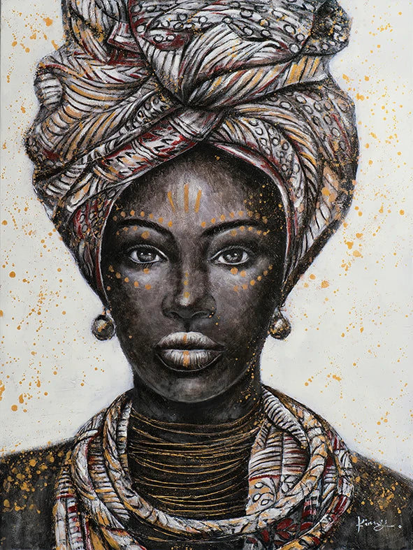 Tableau Moderne Art Africain