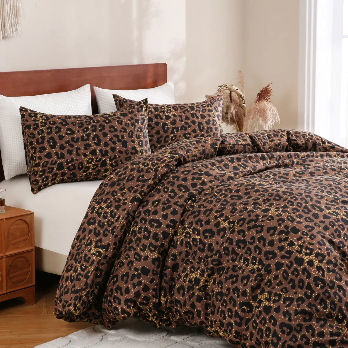 Parure Housse de Couette imprimée Léopard