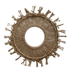 Miroir Mural Rond en Macramé