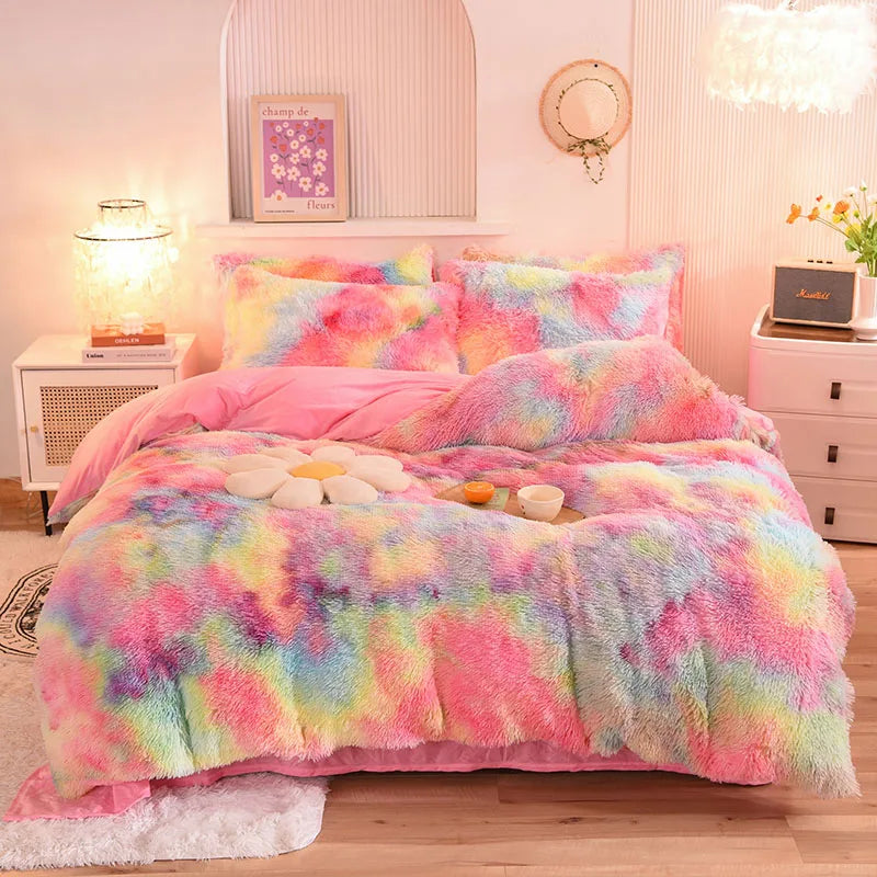 Parure Housse de Couette en Velours