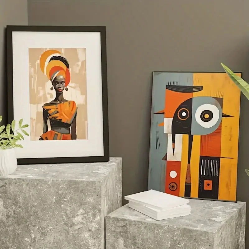 Tableau Moderne Art Africain