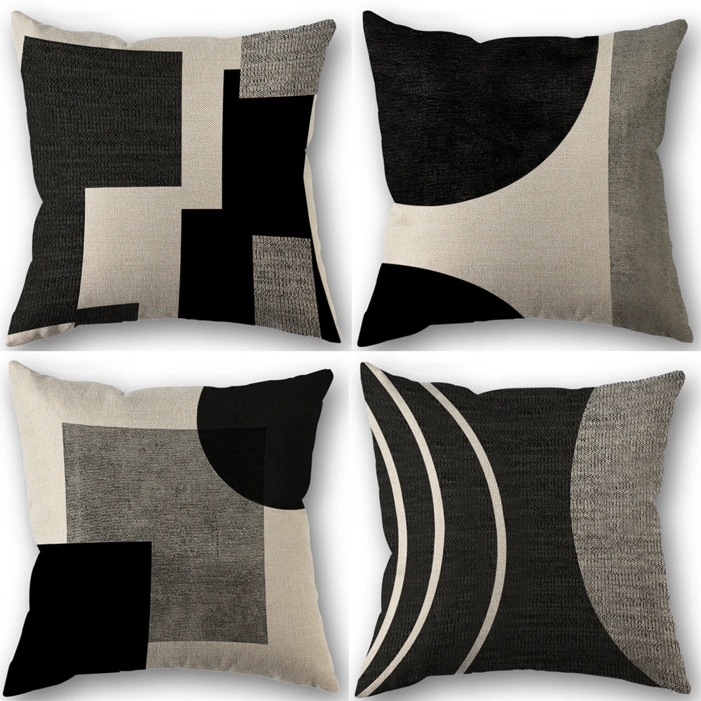 Housse de Coussin Bohème Géométrique