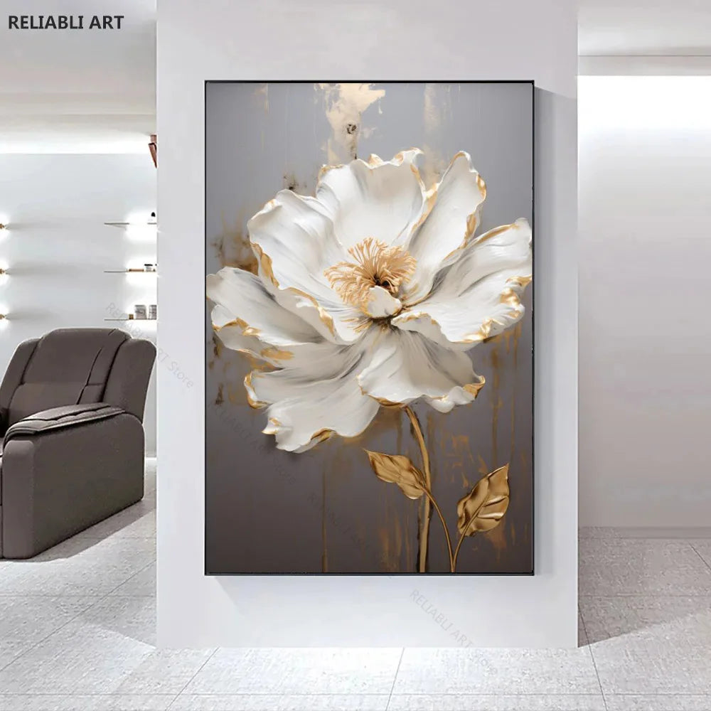 Tableau Moderne Art Fleur