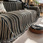 Housse de Canapé en Polaire Jacquard