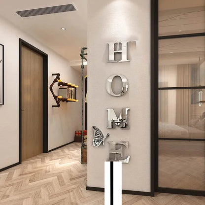 Autocollant  Mural Décoratif HOME