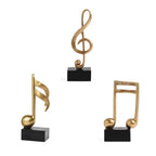Figurine Note de Musique Doré