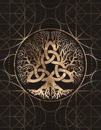Tableau Moderne Art Arbre de Vie