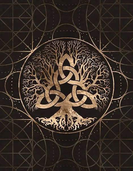 Tableau Moderne Art Arbre de Vie