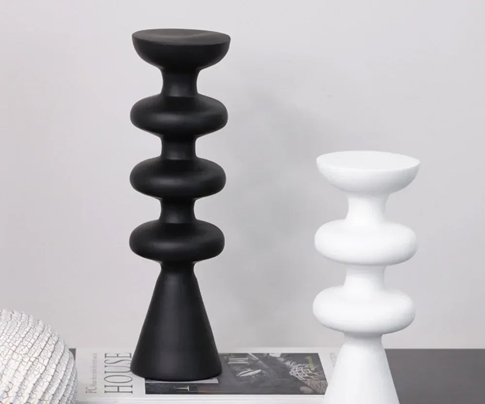 Bougeoir en Bois fait  à la main