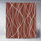 Rideau de Douche en Tissu