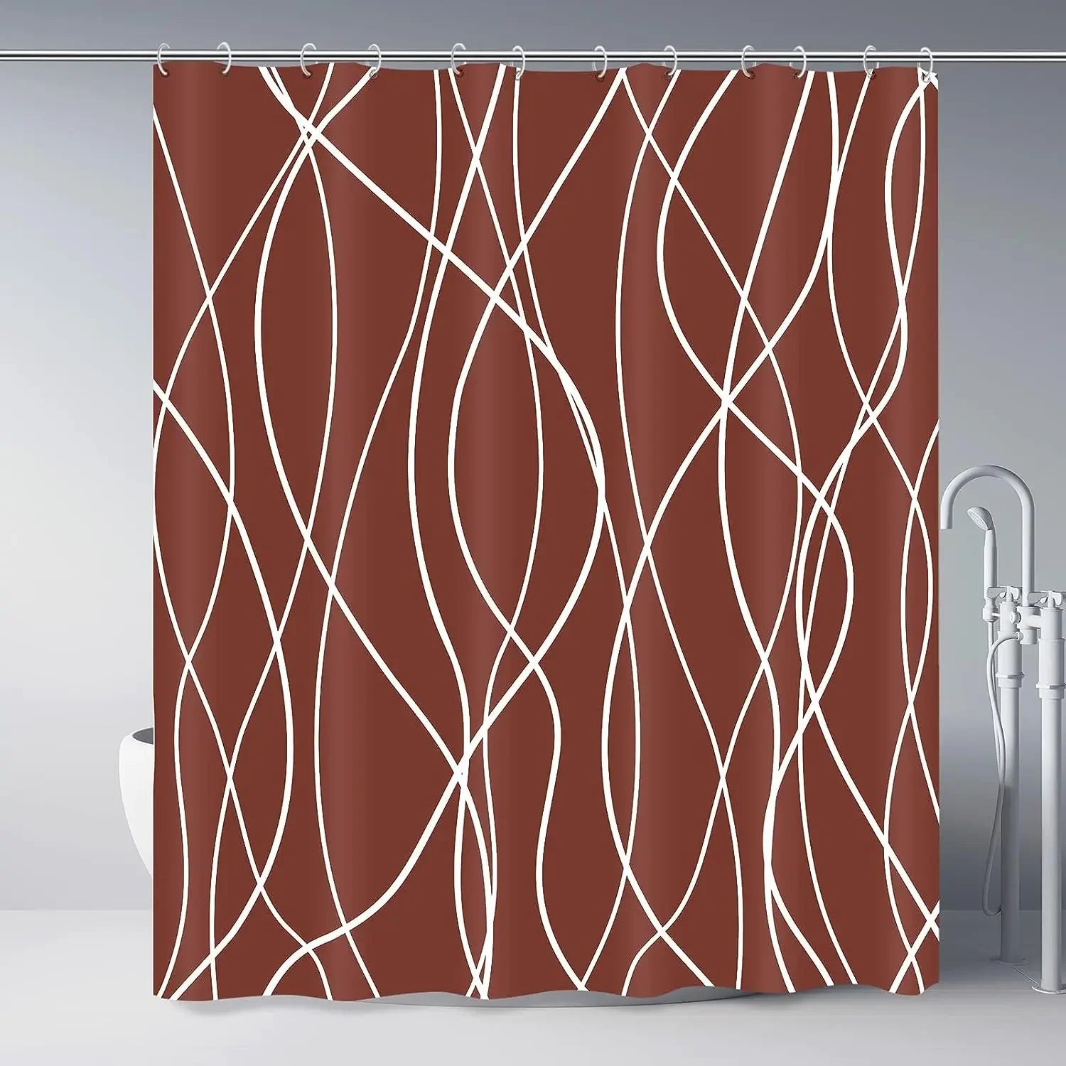 Rideau de Douche en Tissu
