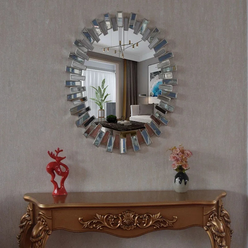 Miroir Décoratif Mural Rond