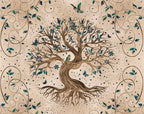 Tableau Moderne Art Arbre de Vie