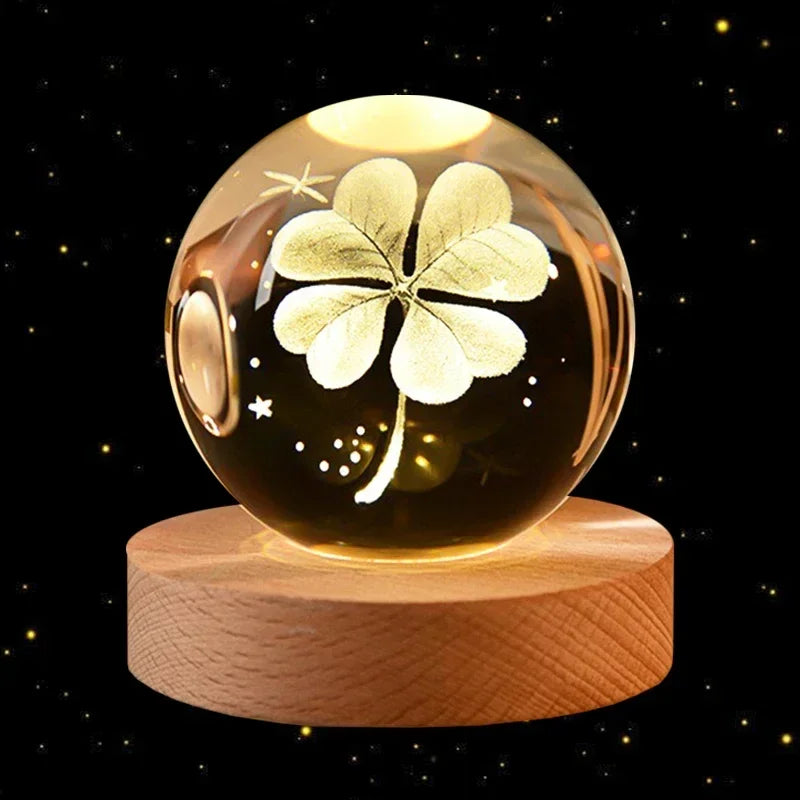 Boule de Cristal 3D Décoration Intérieure
