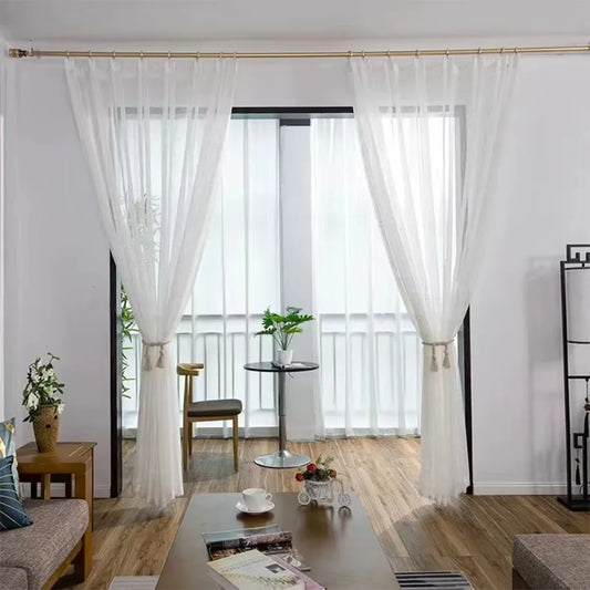 Rideaux en Voile Transparent