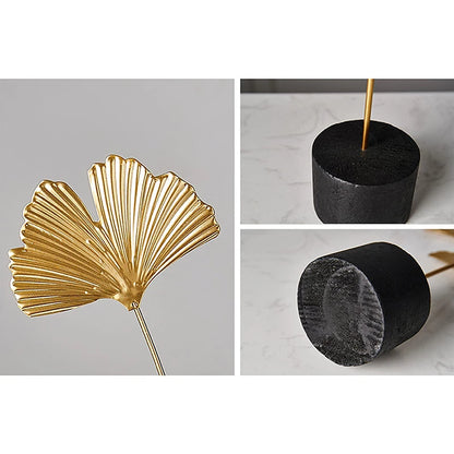 Sculpture  Feuilles de Ginko