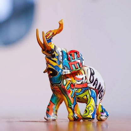 Figurine Eléphant Colorée