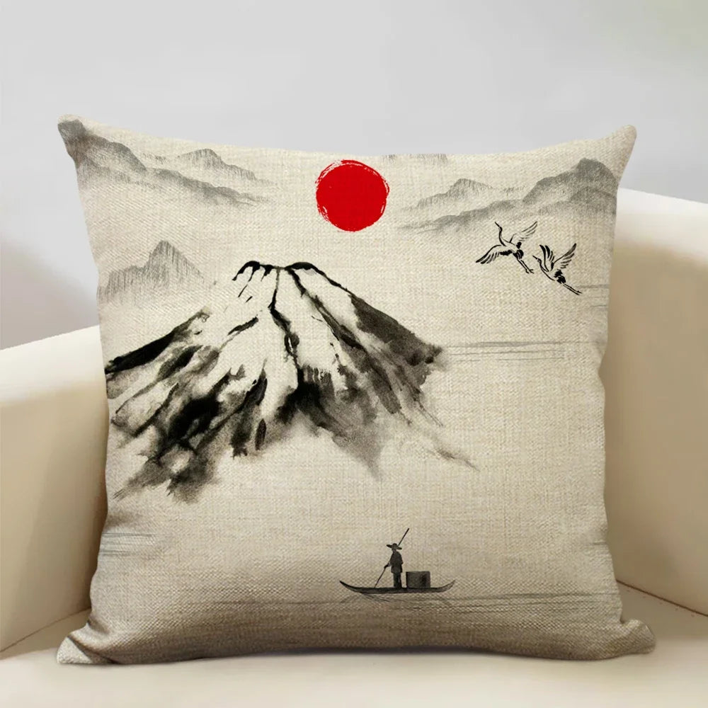 Housse de Coussin Japon