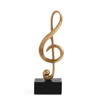 Figurine Note de Musique Doré