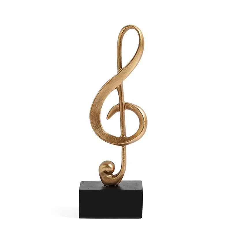 Figurine Note de Musique Doré
