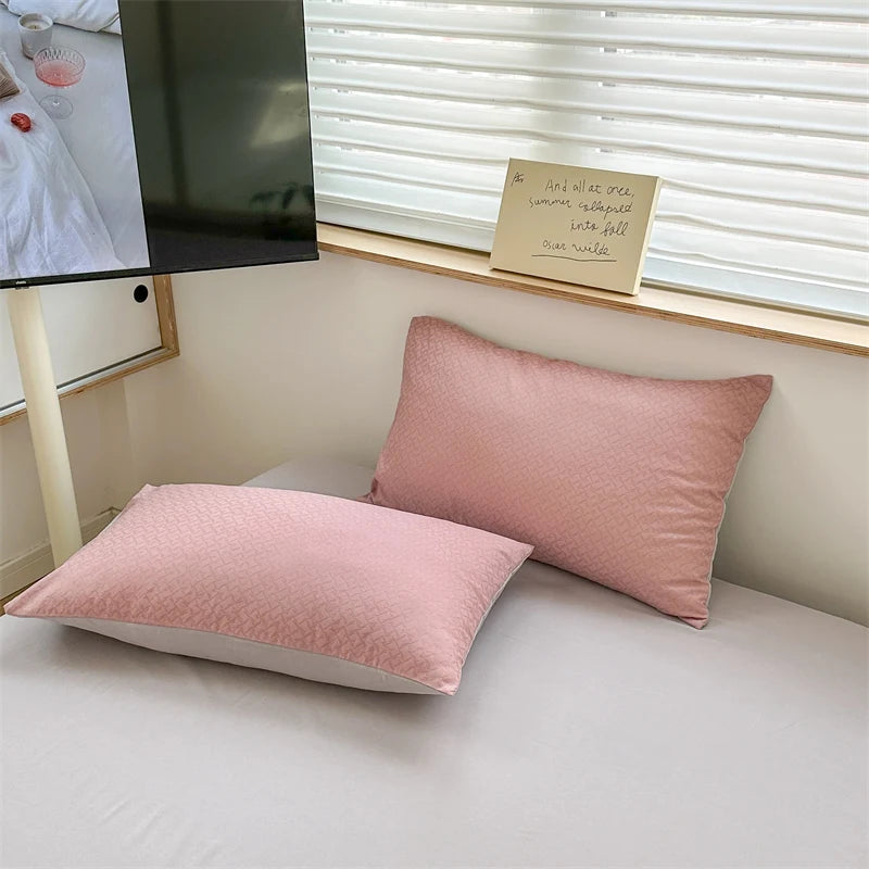 Parure Housse de Couette en Jacquard