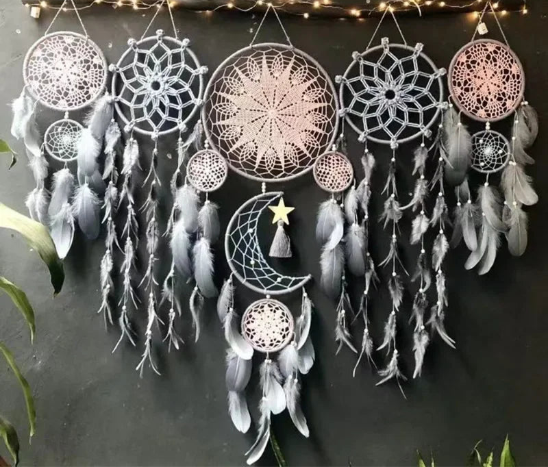 Macramé Murale Attrape-Rêves Bohèmes