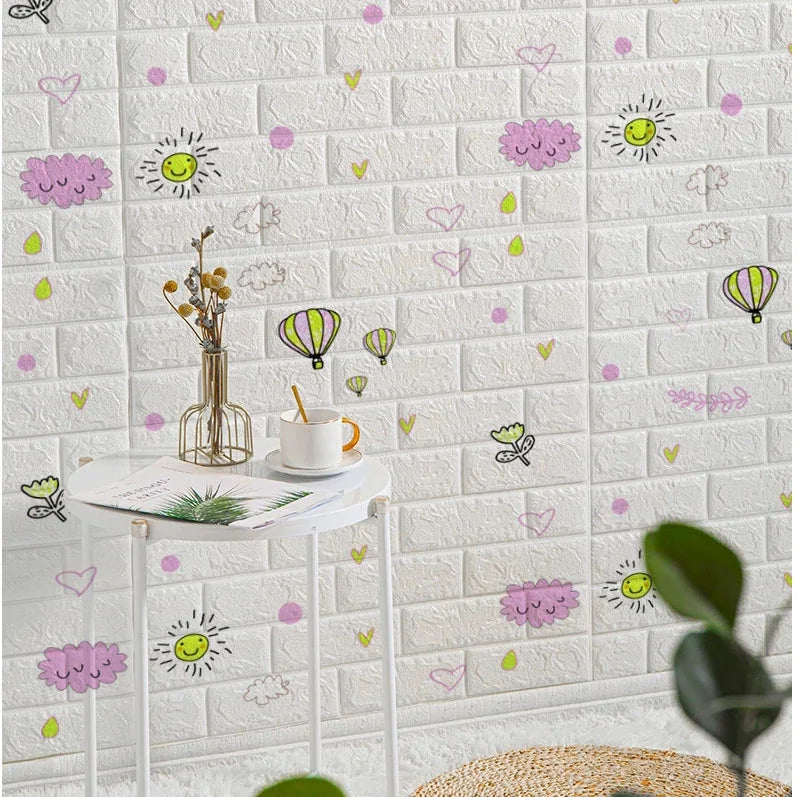 Autocollant Mural mousse 3D