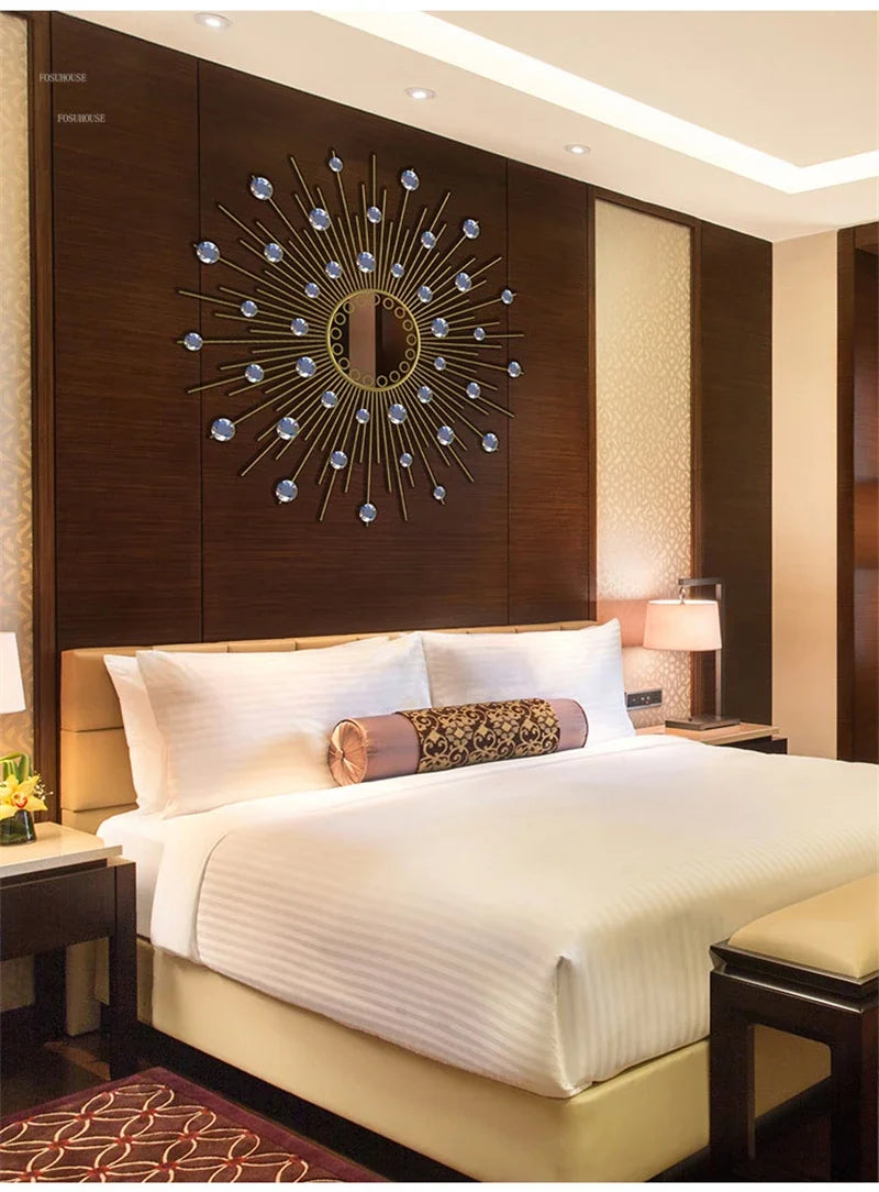 Miroir Décoratif en Métal