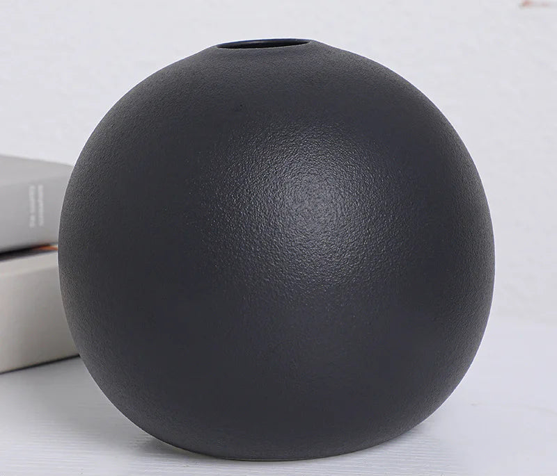 Vase en Céramique Rond