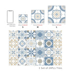 Autocollant Mural Effet carrelage