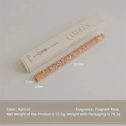 Bougie Romantique en Relief