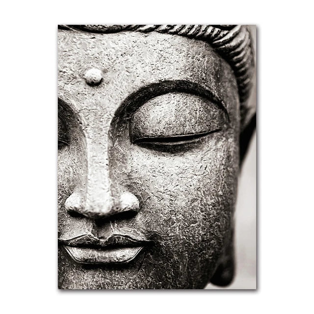 Tableau Moderne Bouddha Abstrait Coloré