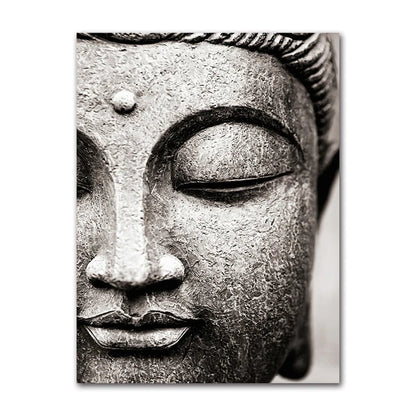 Tableau Moderne Bouddha Abstrait Coloré