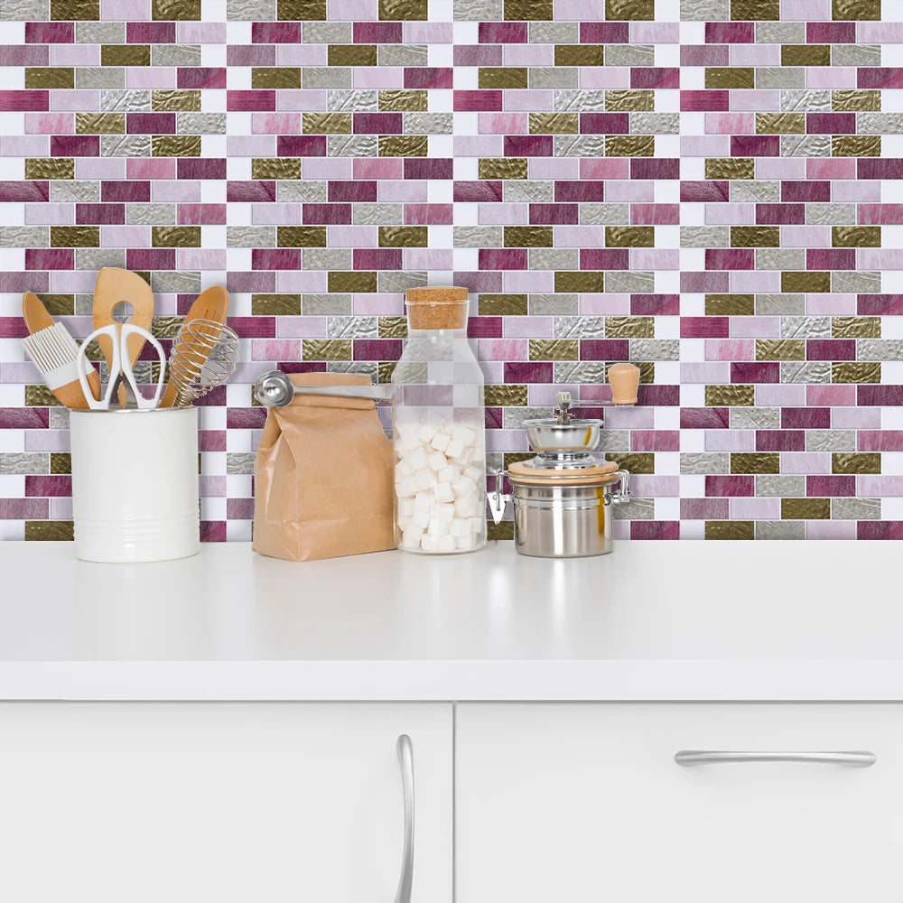 Revêtement Autocollant Mural Décoratif Mosaïque