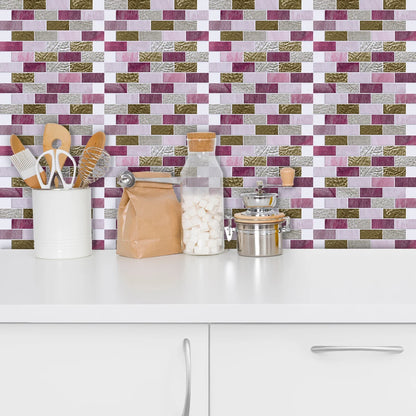 Revêtement Autocollant Mural Décoratif Mosaïque