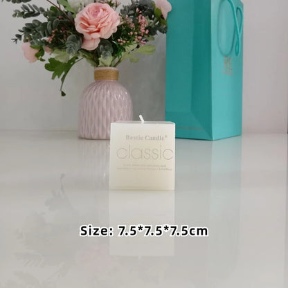 Bougies Pilier Blanc Ivoire