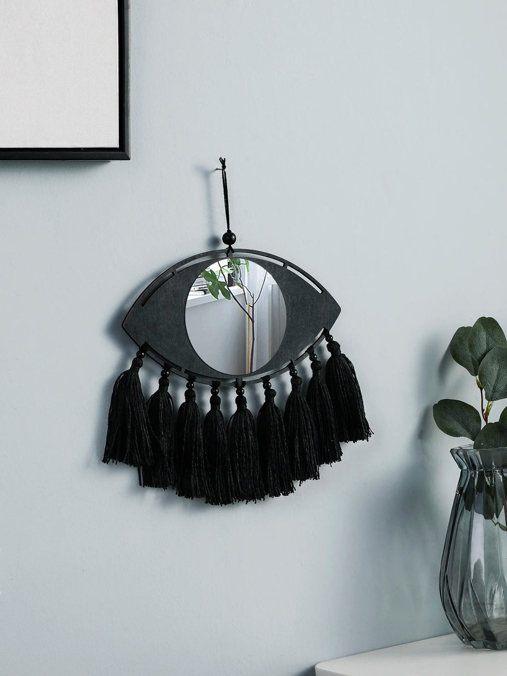 Miroir Décoratif en Macramé