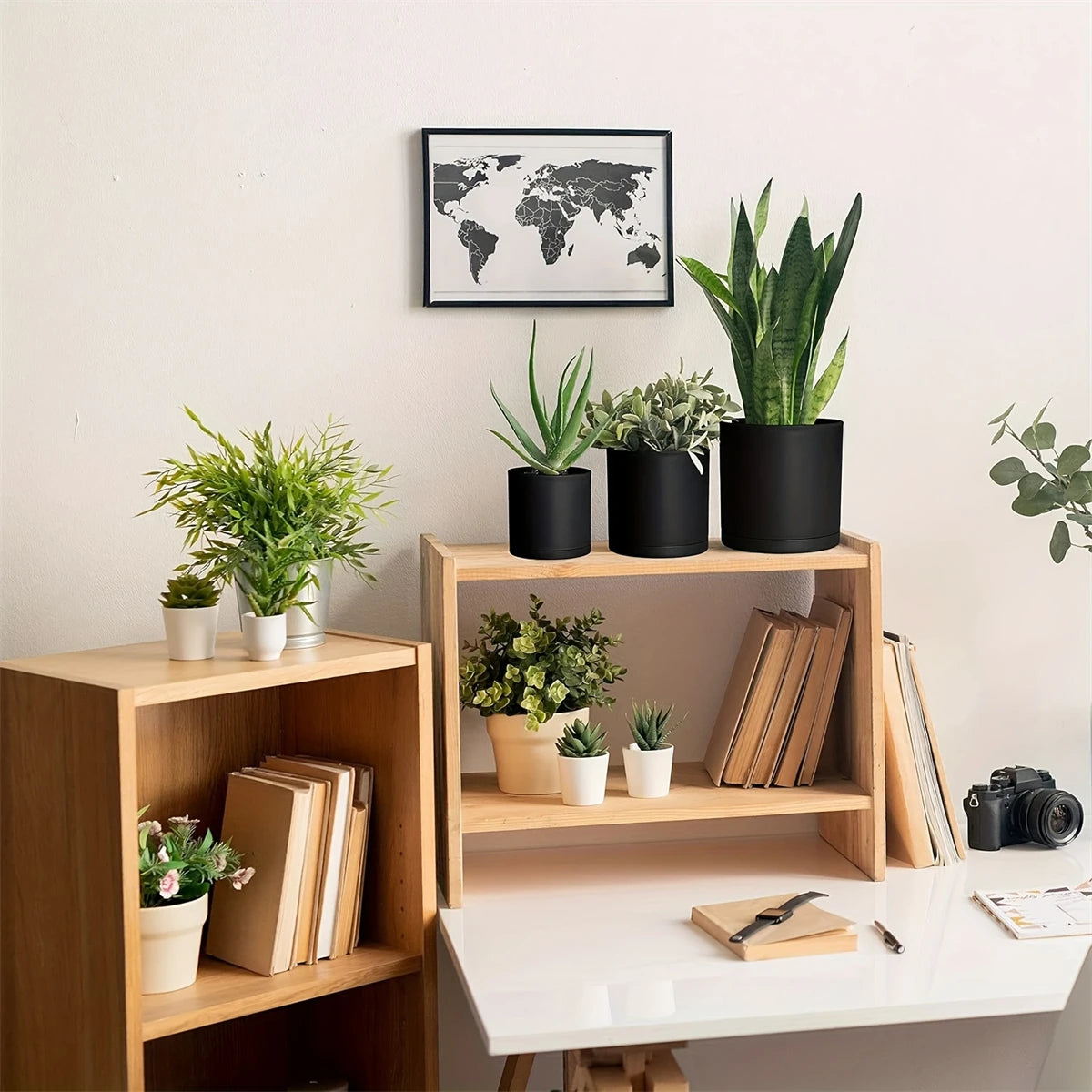 Pot de Fleurs en Plastique