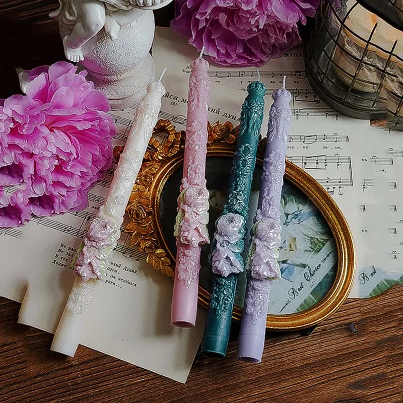 Bougie Romantique en Relief